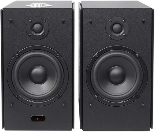 Vista 3 de Rockville (2) HD5B 5" 150w RMS Powered Bluetooth Librería Altavoces de cine en casa
