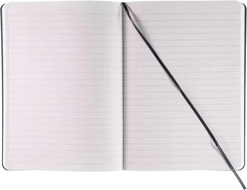 Vista 3 de Fabriano Ispira - Cuaderno de tapa suave, 5.8 x 8.3 pulgadas, A5, forrado, negro
