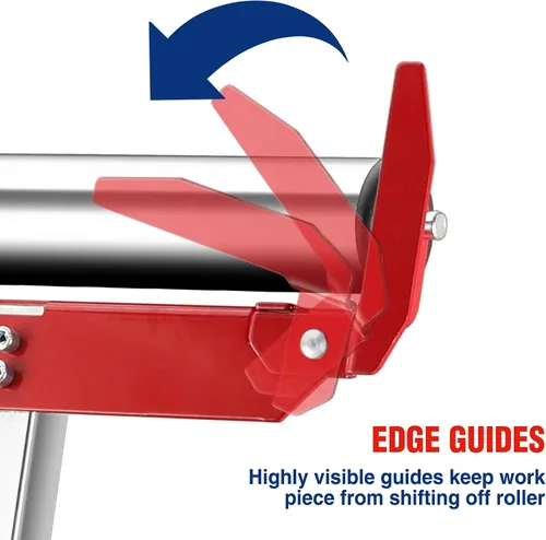 Vista 5 de WORKPRO Soporte de Rodillo Plegable con Altura Ajustable, Servicio Pesado con Capacidad de Carga de 250 LB, Salida para Carpintería