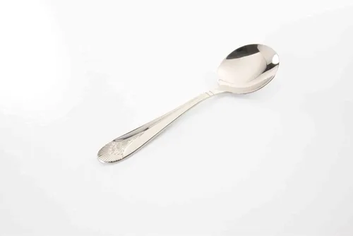 Vista 3 de TrueCraftware - Elizabeth - Juego de 12 cucharas de caldo de acero inoxidable, cubiertos de acero inoxidable, juego de vajilla de cocina
