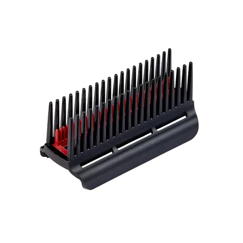 Vista 7 de RED by KISS 1875 - Estilizador de cabello iónico de cerámica con púa desenredante, peine profesional de secado rápido, 4 ajustes de calor/velocidad
