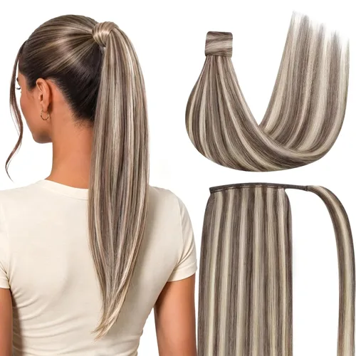 Vista 12 de Ve Sunny - Extensiones de cabello humano lacio con clip, color negro azabache, preestilizadas, listas para usar, 18 pulgadas, 2.82 oz