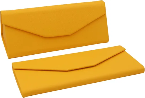 Vista 101 de Real Sic Funda para lentes de sol para hombres y mujeres, soporte magnético plegable para lentes de sol, inspirado en el color sólido
