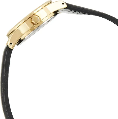 Vista 3 de Casio LTPV001GL-7B Reloj de cuarzo de cuero negro para mujer Negro Reloj de cuarzo