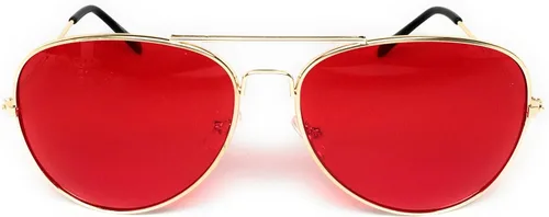 Vista 2 de WebDeals - Gafas de sol con marco de metal de aviador, estilo clásico