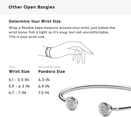 Vista 7 de PANDORA Pulsera de circonita cúbica distintiva de joyería en plata de ley
