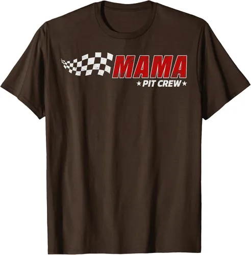 Vista 8 de Mama Pit Crew Race Car Birthday Family Matching Pit Crew Camiseta