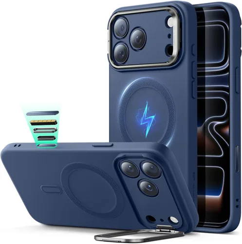 Vista 48 de ESR Funda para iPhone 13 Pro, compatible con MagSafe, protección de grado militar a prueba de golpes, soporte de anillo de cámara integrado, funda