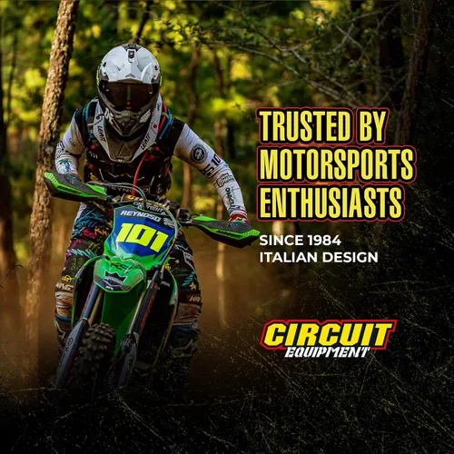 Vista 7 de Circuit Equipment - Protectores de manos universales para motocicleta Dakar - Soportes de nylon duraderos y resistentes a la intemperie - Control