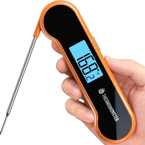 Vista 10 de Termómetro digital de lectura instantánea de 0.5 segundos para carne con precisión de ± 0.5 ℉, termómetro de alimentos para cocinar utensilios