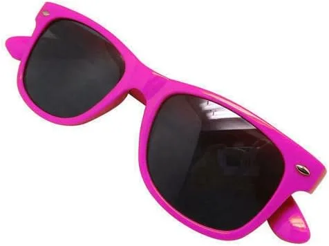 Vista 4 de PowerTRC Paquete de gafas de sol para niños a granel Gafas de sol de neón coloridas para fiestas, viajes a la playa, fiestas en la piscina