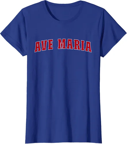 Vista 47 de Ave Maria FL Florida - Camiseta, Negro