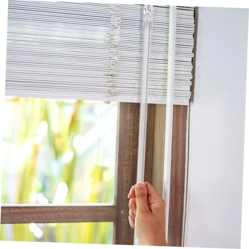 Vista 4 de Varita de repuesto para vara de inclinación ciega resistente, gancho integrado para tratamientos de ventanas