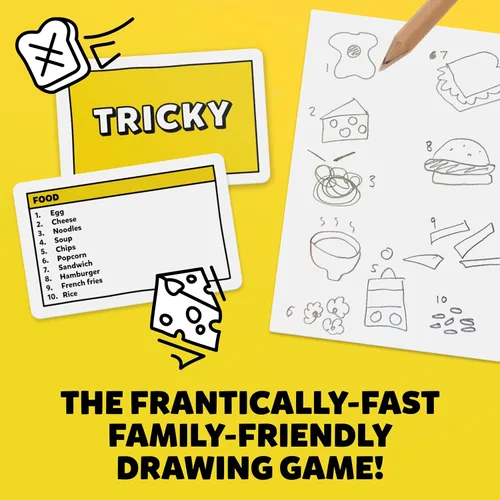 Vista 3 de Six Second Scribbles: El Dibujo Frenéticamente Rápido y Fantásticamente Divertido Un Juego de Fiesta Familiar para Niños, Adolescentes y Adultos