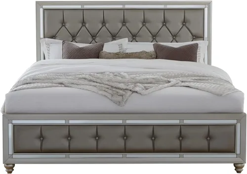 Vista 4 de Cama matrimonial Riley Tufted