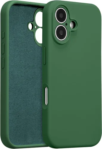 Vista 110 de Funda de silicona para iPhone Air, con [protección completa de la cámara] [forro de microfibra suave antiarañazos], funda de silicona líquida ultra