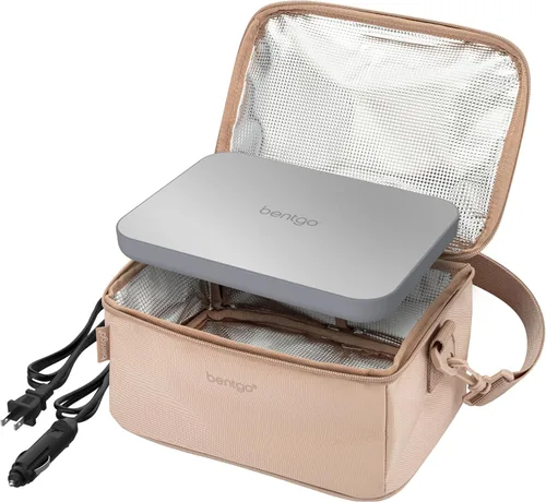 Vista 11 de Bentgo Heat - Bolsa de Almuerzo Eléctrica y Calentador de Alimentos para Recalentar Comidas en el Coche, en el Trabajo y Más - Caja de Almuerzo
