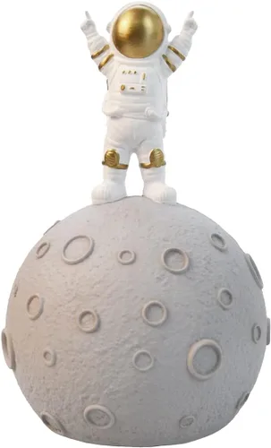 Vista 2 de Gaolinci Astronaut & Planet - Banco de monedas, caja de dinero, alcancía, decoración del hogar