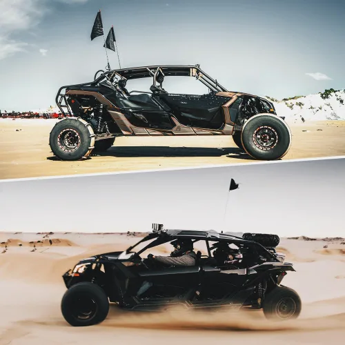 Vista 2 de KEMIMOTO Soporte para látigo X3, paquete de 2 unidades, compatible con modelos Can-Am Maverick X3 y MAX 2017-2025, compatible con modelos UTV