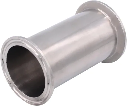 Vista 8 de DERNORD Tubo de carrete sanitario con extremos de abrazadera, tubo redondo sin costuras SS304 con brida de virola de 1.988 in con triple abrazadera