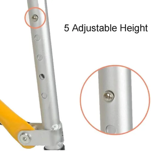 Vista 6 de Caminador ligero plegable de cuatro ruedas con asiento acolchado para niños pequeños, niños, adolescentes con necesidades especiales, parálisis