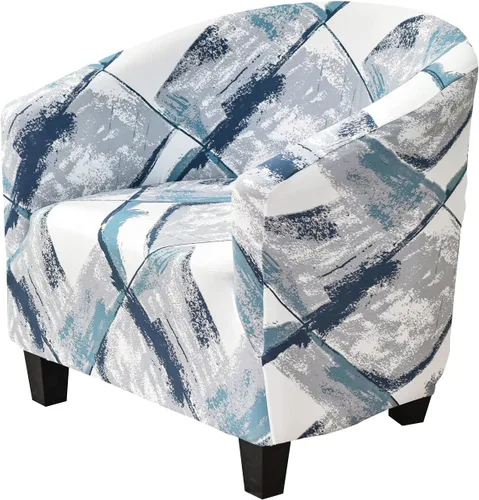Vista 13 de MIFXIN - Funda elástica para silla de bañera de terciopelo de alta elasticidad, cubierta de silla de club, cubierta de sillón de elastano, cubierta