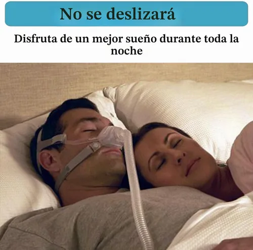 Vista 3 de Paquete de 2 accesorios de repuesto para la máscara CPAP N20, suministros de protector de cabeza compatibles con N20 Mediano, correas de protector
