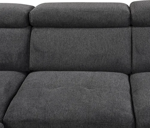 Vista 8 de Sofá modular moderno de 125 pulgadas en forma de U de 7 asientos con reposacabezas ajustable, sofá cama con diván de almacenamiento, sofá cama Dark