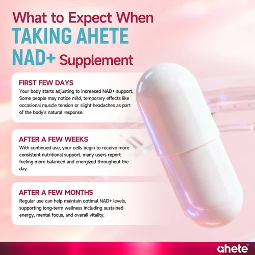 Vista 9 de Suplemento NAD con L-ergotioneína, PQQ, vitamina B6 y suplemento NMNH - para salud celular, apoyo energético y envejecimiento saludable para mujeres