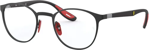 Vista 2 de Ray-Ban Rx6355m Scuderia Ferrari Collection Round Prescription Eyeglass Frames