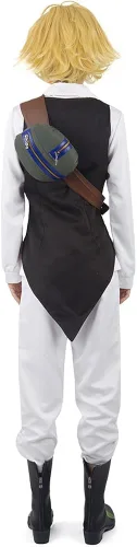 Vista 3 de miccostumes Disfraz de anime para hombre con bolsa y corbata