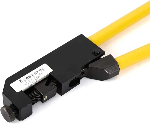 Vista 6 de Crimpadora de terminales de alta resistencia, herramienta de prensado de terminales de cable de alambre con soporte de montaje, KH-150 8-4/0 AWG