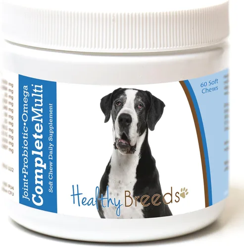 Vista 362 de Healthy Breeds Affenpinscher todo en uno multivitamínico suave masticable 60