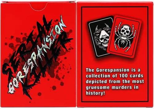 Vista 2 de SERIAL KILLER - GORESPANSION -Juego de cartas hilarantemente oscuro para adultos con pensamientos asesinos a veces - Paquete de expansión - Misterio