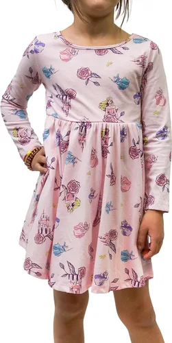 Vista 2 de Disney Vestido de princesa Aurora de manga larga para niña