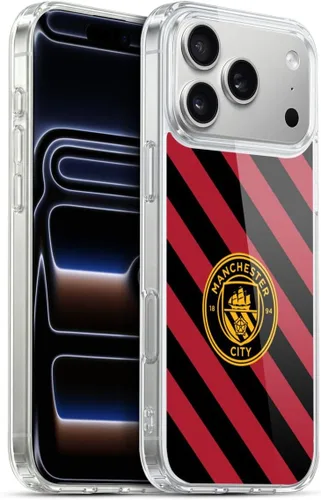 Vista 170 de Head Case Designs Funda de gel con licencia oficial del Manchester City Man City FC Away 2022/23 [protección de grado militar] compatible con Apple