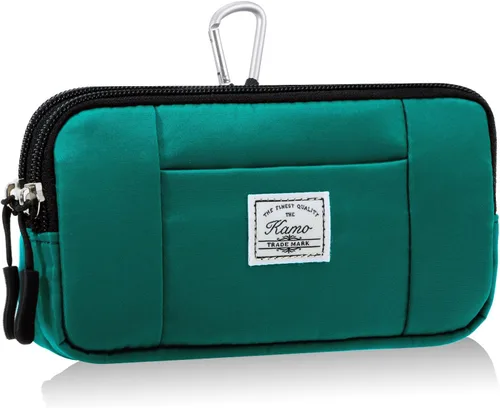 Vista 21 de KAMO Funda multiusos de lona horizontal para smartphone, funda para teléfono celular con asa para cinturón, bolsas de cinturón para mujeres, funda