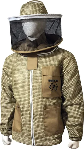 Vista 8 de Brutul Bee - Chaqueta ventilada ultraligera de 3 capas con velo redondo