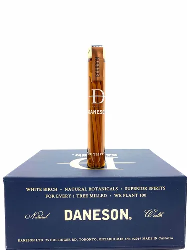 Vista 6 de Daneson - Palillos de dientes de madera Bourbon Single Malt! ¡Palillos de dientes con sabor a infusión de whisky! Esencia de whisky envejecido