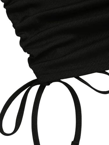 Vista 4 de SweatyRocks Camiseta corta sin mangas de punto acanalado para mujer