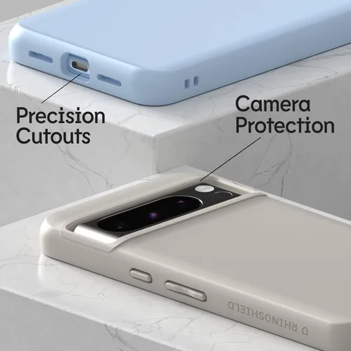 Vista 4 de RhinoShield SolidSuit - Funda compatible con Magsafe para Pixel 8 Pro, diseño delgado absorbente de golpes, con acabado mate de alta calidad