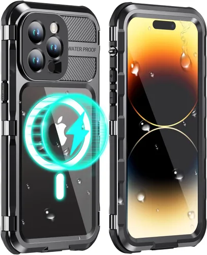 Vista 14 de WIFORT Funda impermeable para iPhone 13 Pro, cuerpo completo de metal 360 [IP68 a prueba de agua] [protector de pantalla integrado]