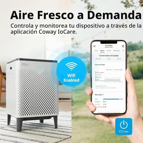 Vista 9 de La aplicación más inteligente que permite purificar el aire AIRMEGA 300S