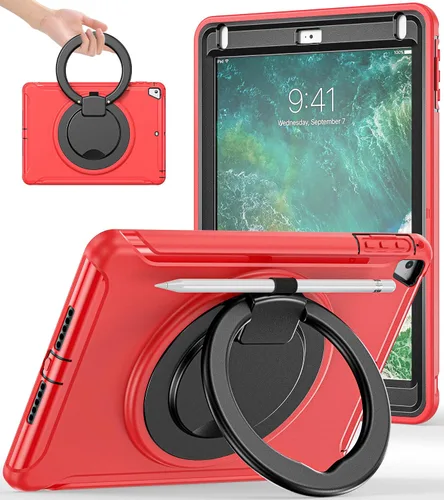 Vista 18 de BATYUE Funda para iPad de 6ª generación de 9.7 pulgadas 2018, iPad 5ª generación 2017, iPad Air 2/iPad Pro de 9.7 pulgadas, funda protectora a
