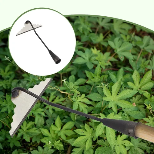Vista 3 de Garden Hoe Head Manual Weeder Portable Labor Saving Hand Hoe Gardening Tool for Agriculture Farming, Digging, Loosening Soil