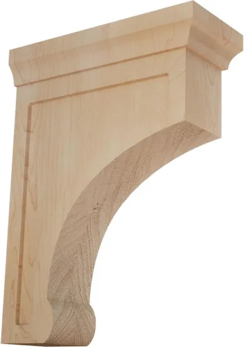 Vista 19 de Ekena Millwork Gomez - Soporte de madera, BKTW02X04X06GORW Madera de caucho.