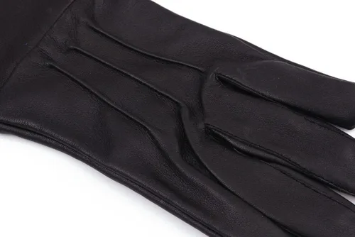 Vista 5 de Guantelete medieval de cuero Cosplay guantes de brazo largo puño