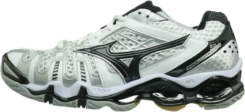 Vista 7 de Mizuno Wave Tornado 8 Hombre. Toe redondo sintético azul zapatilla de running