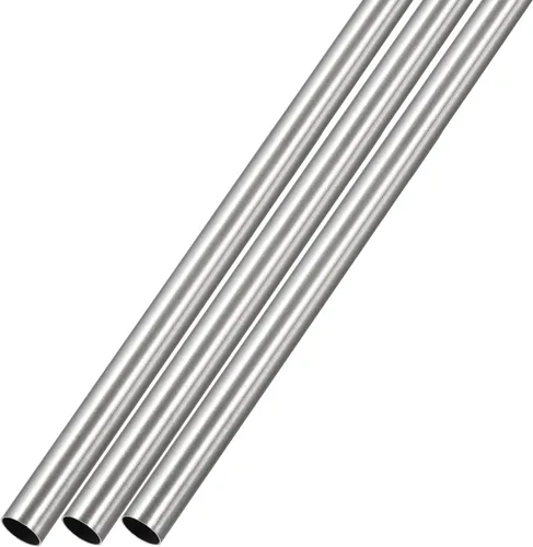 Vista 46 de METALLIXITY Tubo de acero inoxidable 304 (0.079 in de diámetro x 0.006 in de pared T x 9.843 in de largo), 3 piezas, tubo recto - para muebles