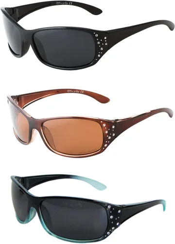 Vista 14 de Gafas de sol polarizadas para mujer - Gafas de sol de moda premium - Gafas de sol de diseño Elettra serie HZ para mujer
